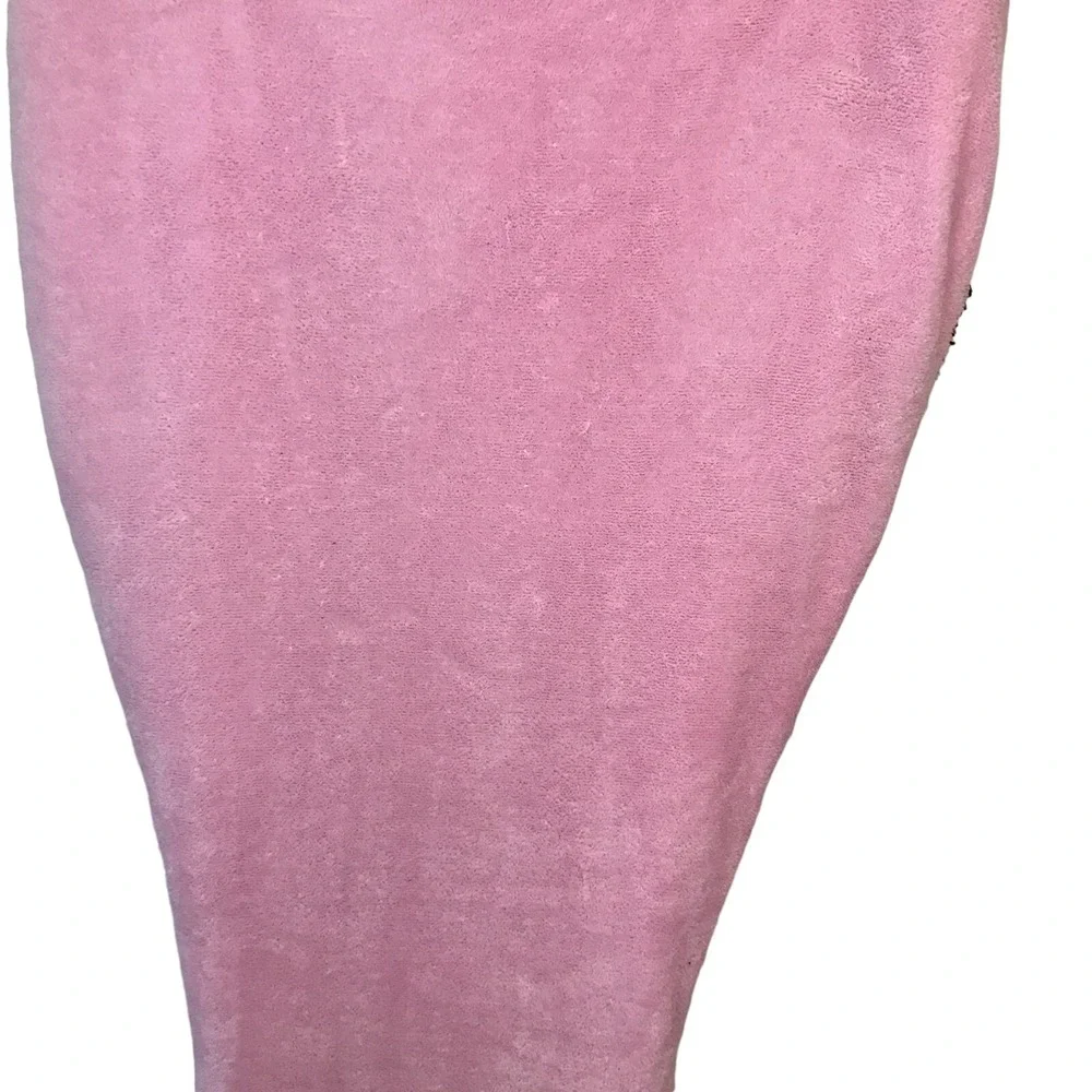 Cynthia Rowley Kids Mermaid Tail Blanket Pink White Sequin Polka Dot‎ Fleece